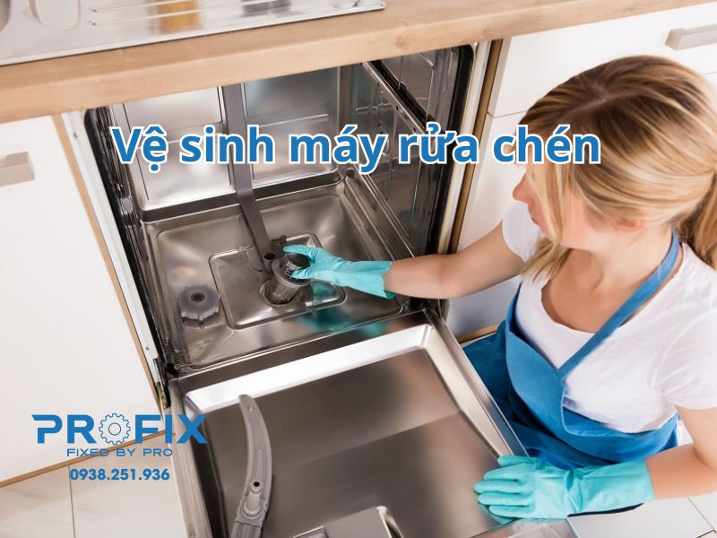 Vệ sinh máy rửa chén đơn giản, thực hiện nhanh tại nhà