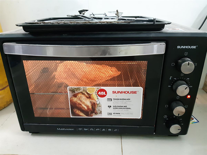Lưu ý khi sử dụng lò nướng Sunhouse